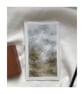 small original watercolour painting cloudy landscape