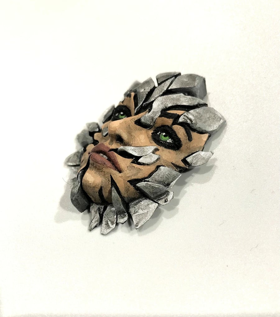 Fridge Magnet Female Face Decoration