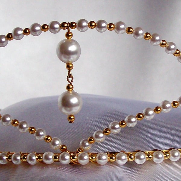 Pearl bead Tiara