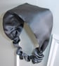 Satin Headband Grey Mulberry Hairband Elasticated - Image 5