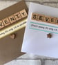 Handmade 70th Birthday Card with Scrabble Tiles