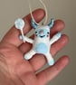Spun Cotton Yeti Popsicle Ornament 2 - Image 3