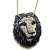 Large Lion Necklace by EllyMental Jewellery