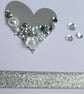 Embellished Heart Diamond Wedding Anniversary Card - 60th Anniversary - Image 2