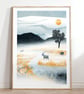 Roam Free Illustrated Art Print  - Image 1