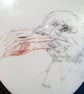 Herring Gull (seagull) Hand Embroidered Art - Image 3