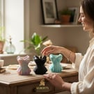 handcrafted trinket pots 