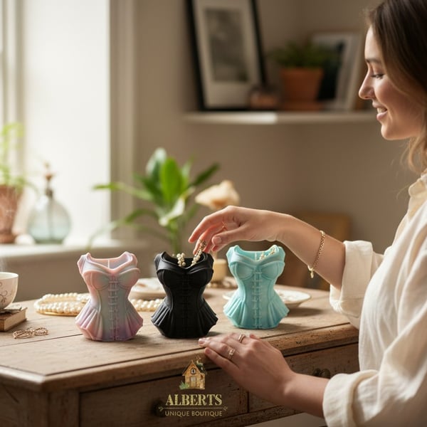 handcrafted trinket pots 