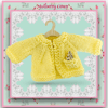 Lemon Cardigan with a cute little Pocket Handkerchief 