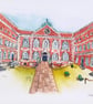 The Bluecoat Liverpool watercolour A5