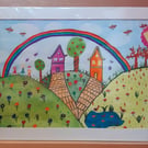 Over The Rainbow - Original Watercolour Painting