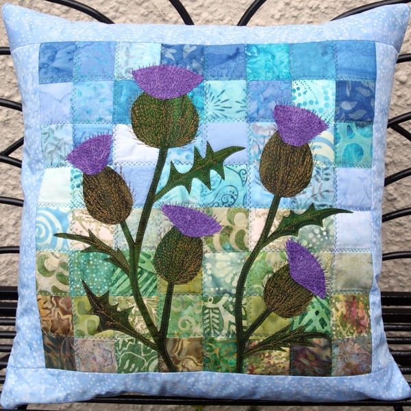 Thistle Cushion Pattern 
