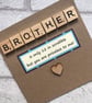 Handmade card Brother card Happy Birthday Brother Card Bro birthday card card fo - Image 3