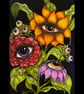 I Only Have Eyes for You – A5 Giclée Fine Art Print – Surreal Floral Eye Art