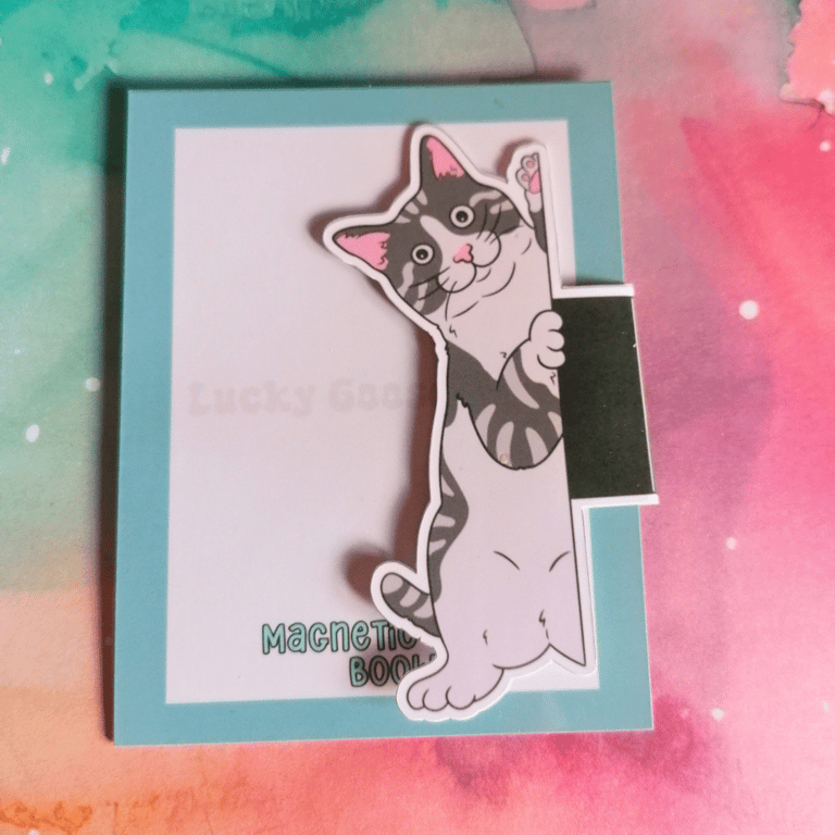 Peeking Kitty Magnetic Bookmark 