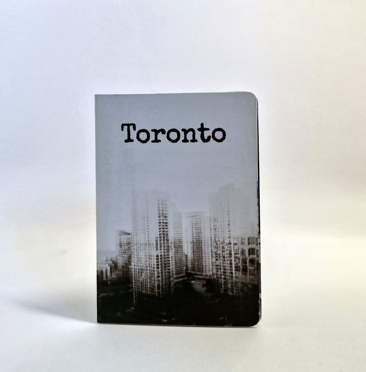 Mini A7 Photo Zine, Toronto , eight of my own photographs