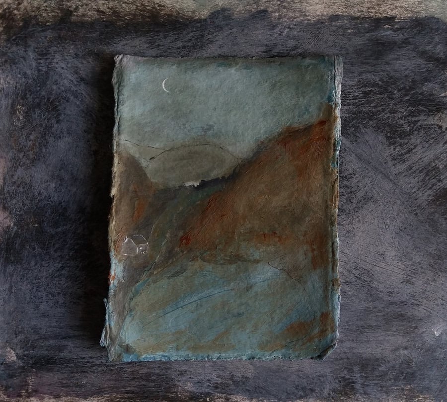 these lands - small artwork on paper