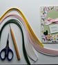 Easter Egg Pale Pink Quilled Flowers Card Size 6" x 4" Happy Easter - Image 10
