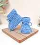 Crochet Baby Booties with Ties – New Baby Gift, Baby Shower Present - Image 5