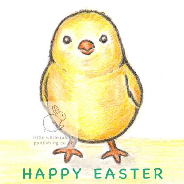 Chubby the Chick - Easter Card