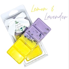 Lemon & Lavender  Wax Melts UK  50G  Luxury  Natural  Highly Scented