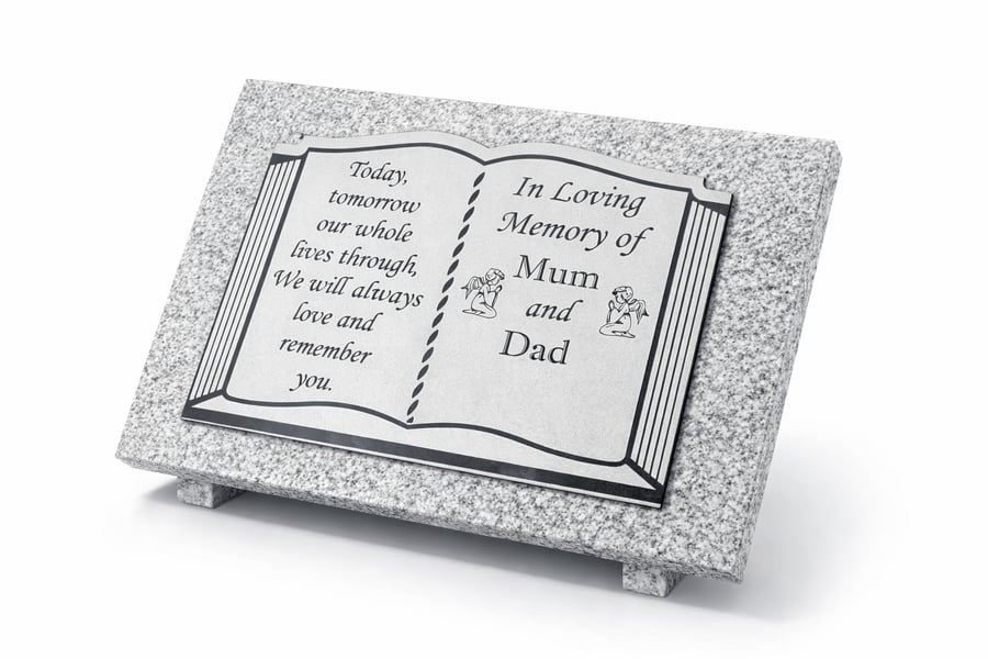 Personalised Granite Memorial Marker Grave Stone Memorial Stone Grave Headstone