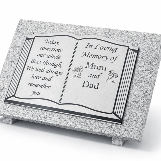 Personalised Granite Memorial Marker Grave Stone Memorial Stone Grave Headstone
