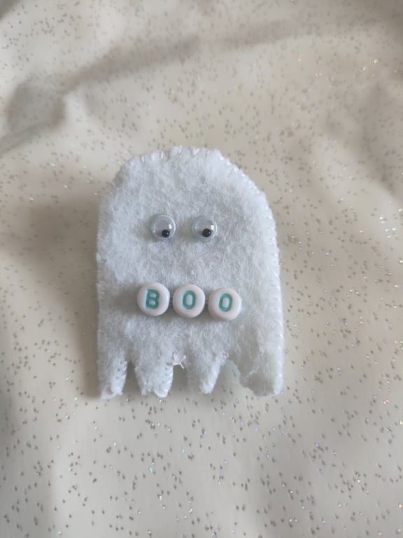 Felt ghost badge