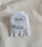 Felt ghost badge