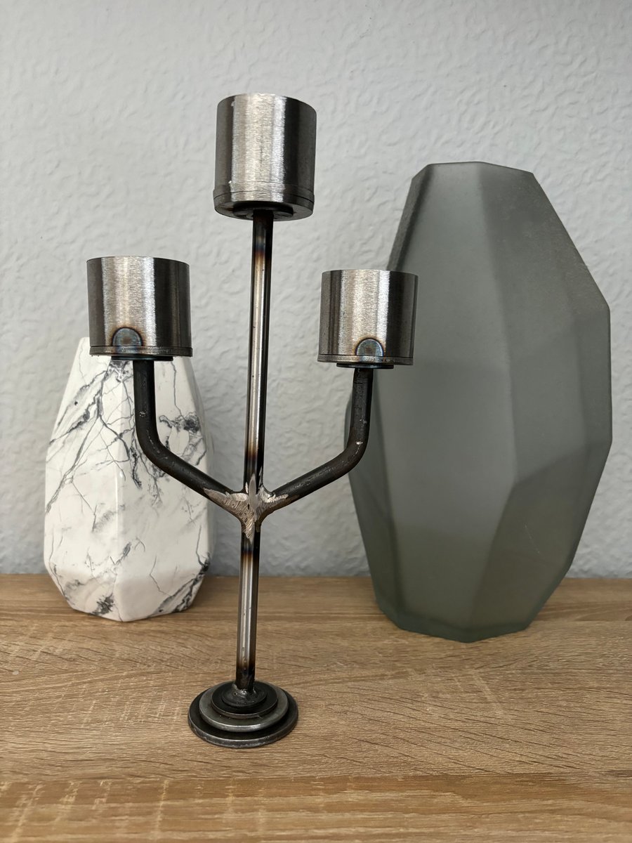 Handmade Metal Candle Holder