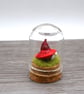 small glass red gnome keepsake figure - Image 2