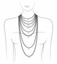 Sodalite Drop Necklace, sterling silver  - Image 10