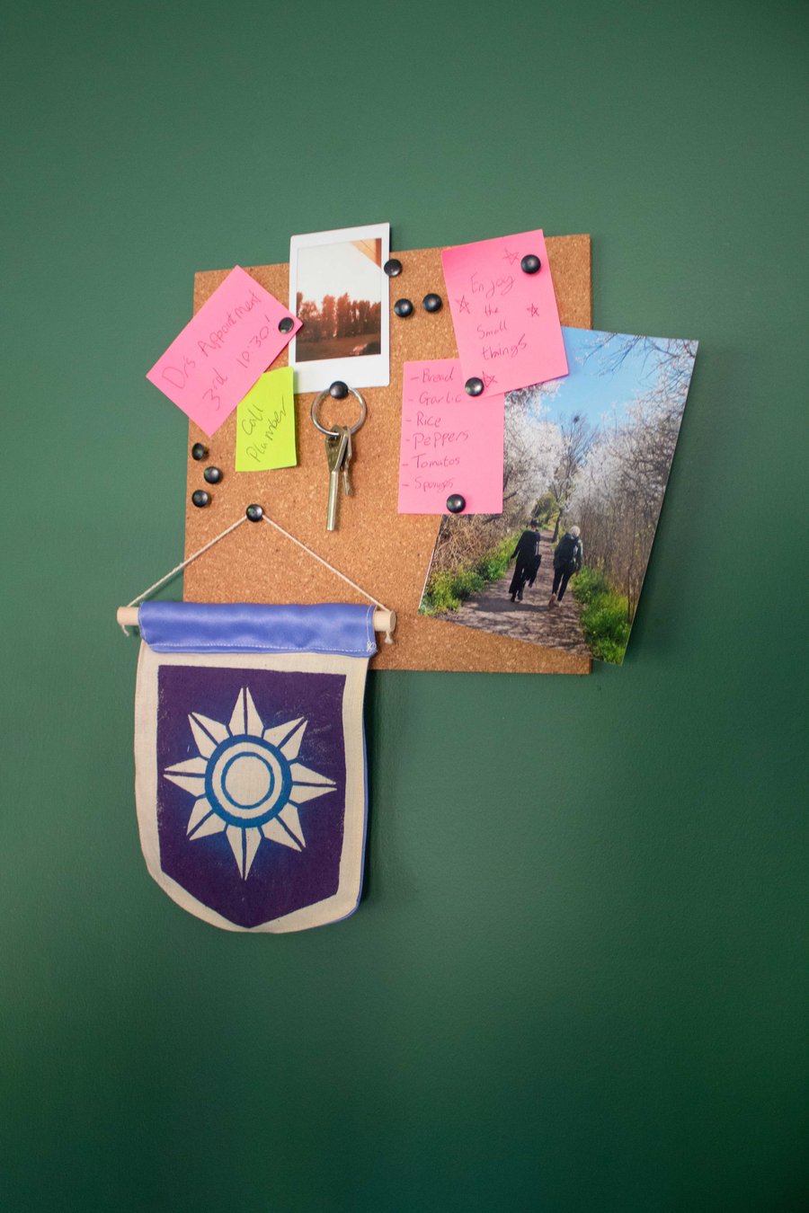 "Sun"  Small fabric wall 