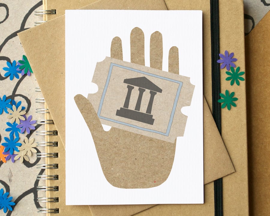 Card for Museum Pass - Cards for Unwrappable Gifts