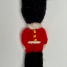 Tall Felted King's Guard Hanging Decoration 