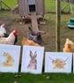  Mounted A4  or A3 signed Art Print, Hare - Image 4