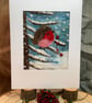 Robin In The Tree - Christmas Card. - Image 7