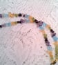 Mixed Gemstone Chip Bead Necklace with a Bronze Heart Charm, Gift for Her - Image 7