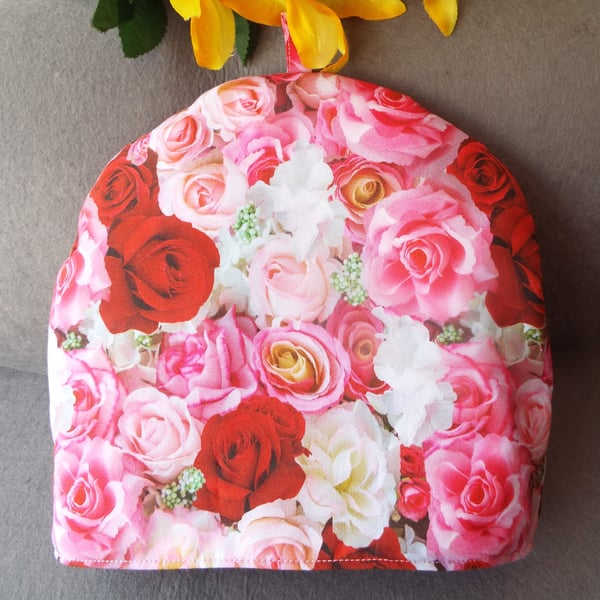 Rose Print Fabric Tea Cosy