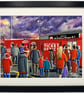 Brackley. Framed & Unframed Fine Art Print, Town Football Club FC, Stadium Gift - Image 1