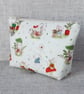 Make up bag, zipped pouch, mice, mushrooms - Image 4