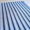 Indigo blue striped fabric - FQ, half or metre - Perfectly Imperfect Destash