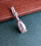 Perfectly Imperfect - Silver Poppy Pod Pendant 