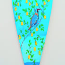 Partridge in a pear tree heart decoration 