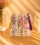 Vintage Style Floral Bookmark x 2 - Image 1