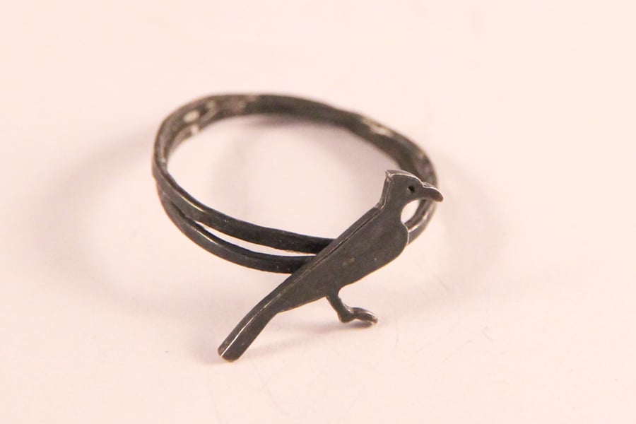 Ring Oxidised Cormorant