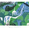 Happenings in Donkey World No.2 3-colour A3 screen print
