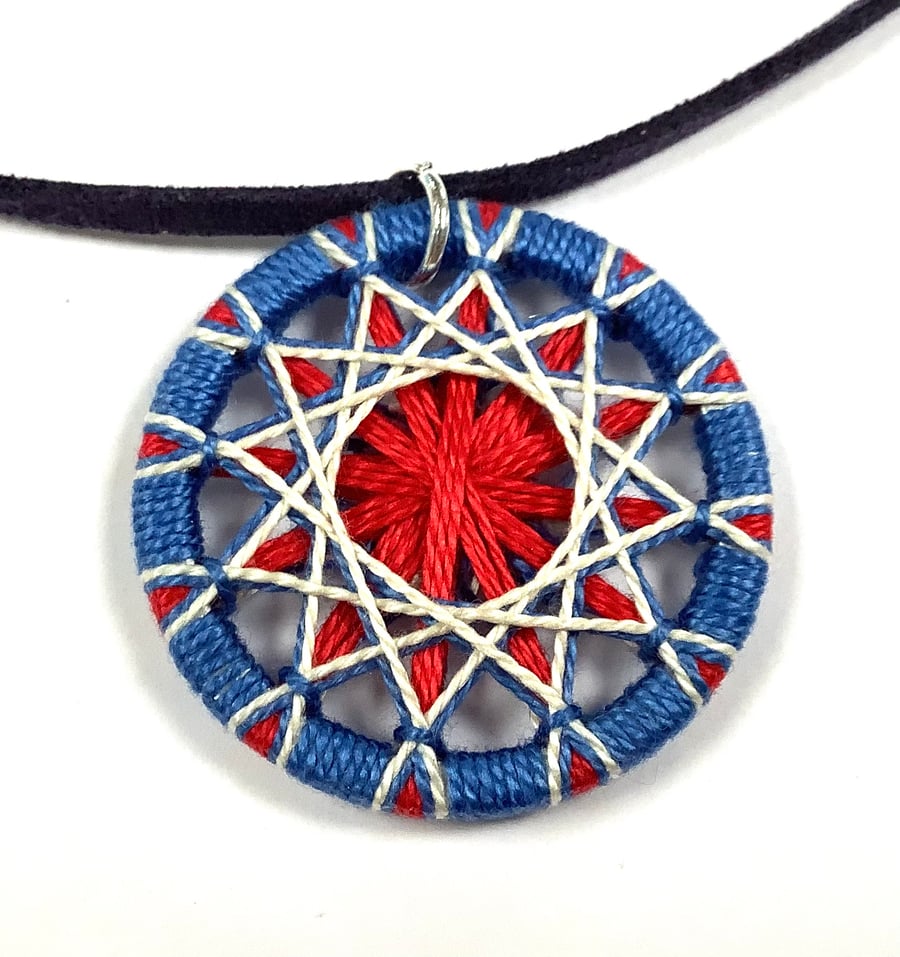Textile Pendant