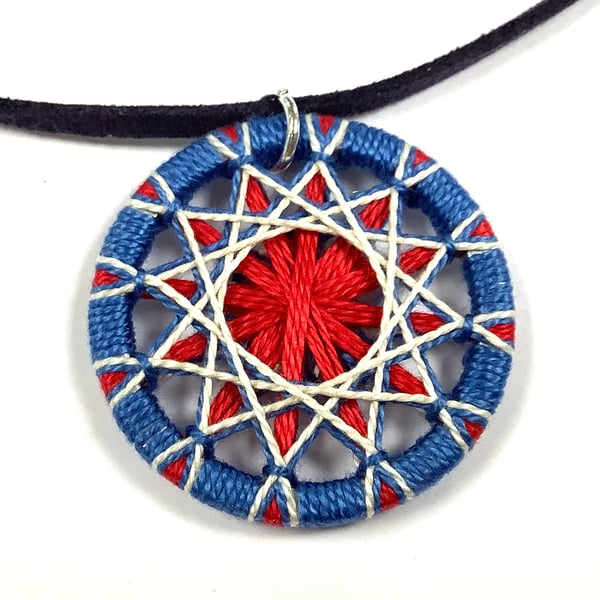 Textile Pendant