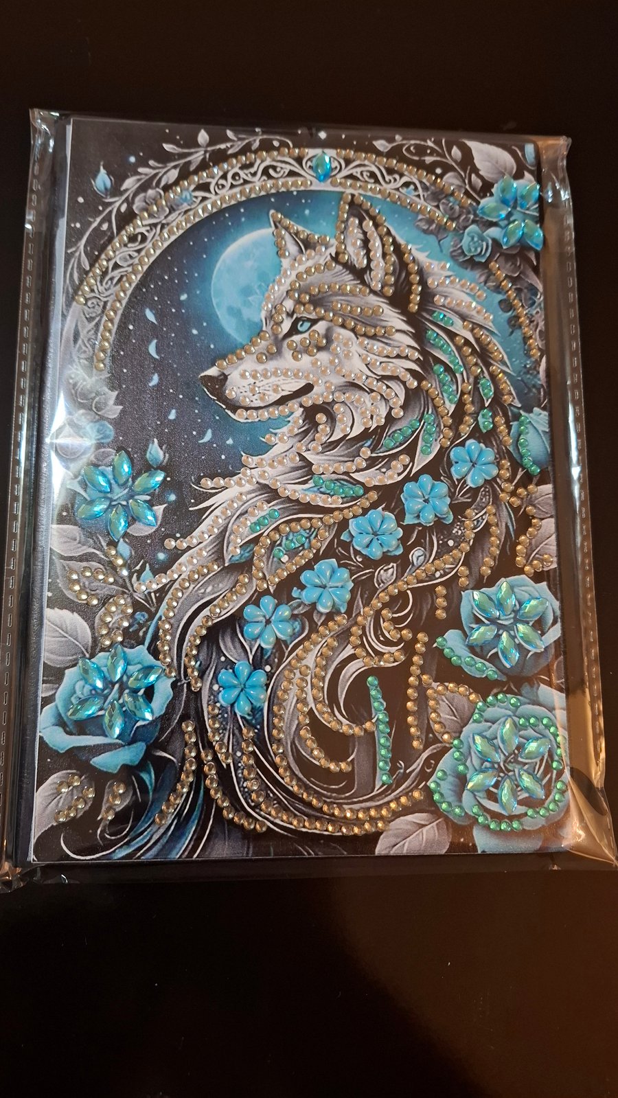 Diamond Art Note Book Wolf A5 